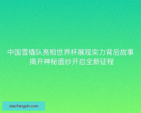 中国雪橇队亮相世界杯展现实力背后故事 揭开神秘面纱开启全新征程